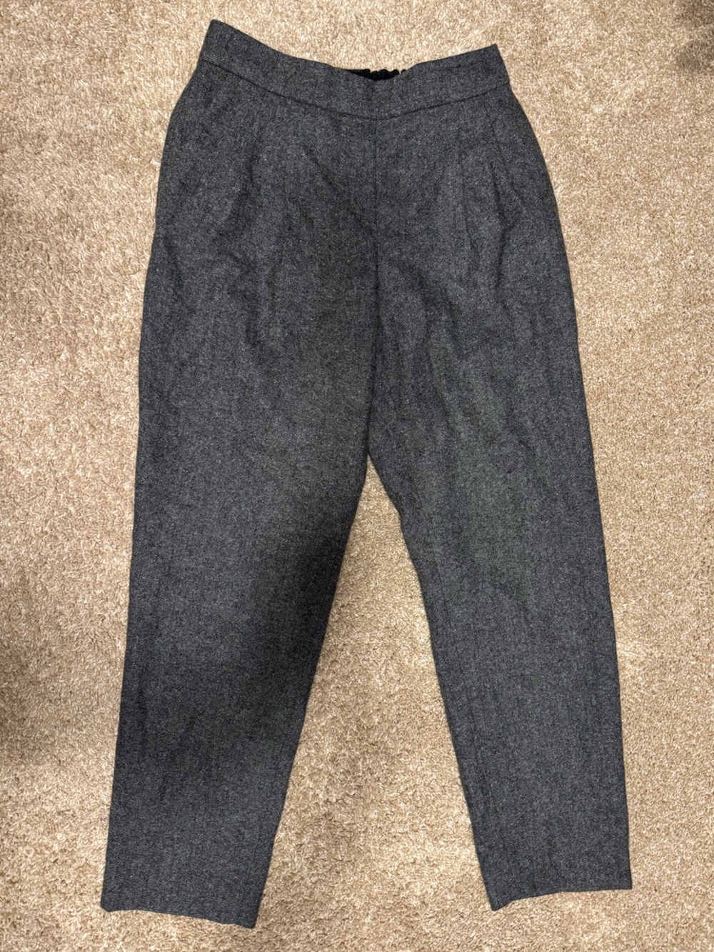 Babaton Dark Charcoal Gray Tailored Women's Dress Pants